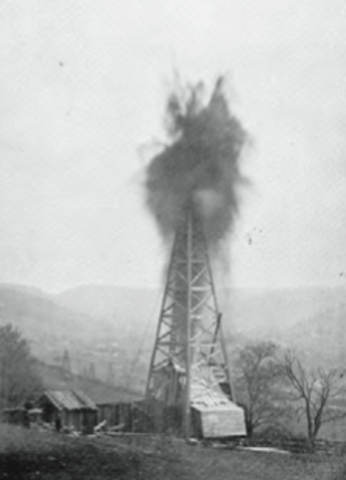 First Natural Gas Well in US Is Drilled