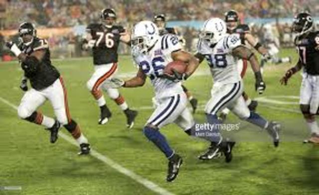 INDIANAPOLIS COLTS 29 VS CHICAGO BEARS 17