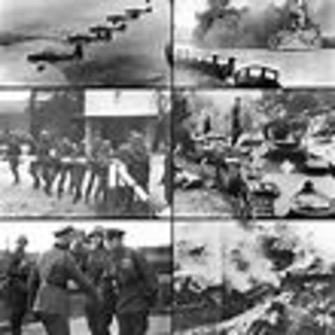 1939 Sept 1st - Nazis invade Poland; Britain and France declare war on Germany