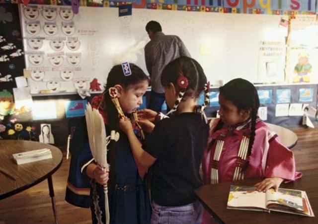 Native American languages outlawed in schools by congress