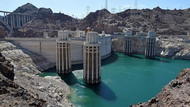 Hoover Dam began going through construction