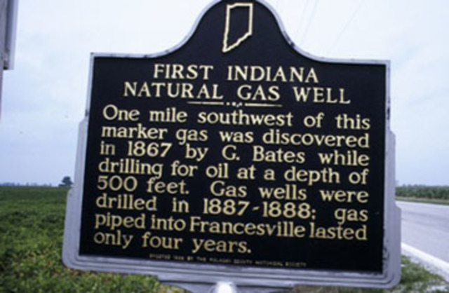 First Natural Gas well in US is drilled