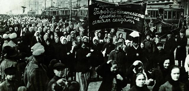 Russia- Petrograd's women march