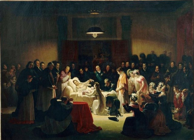 "Les derniers moments du Duc de Berry dans la salle de l'ancien opéra" -  Alexandre Menjaud