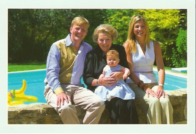 Queen Beatrix became  grandmother