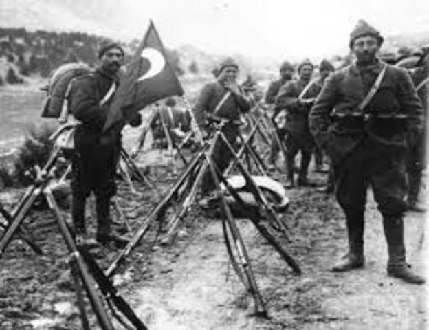 Entrada de l'imperi Turc a la Primera Guerra Mundial