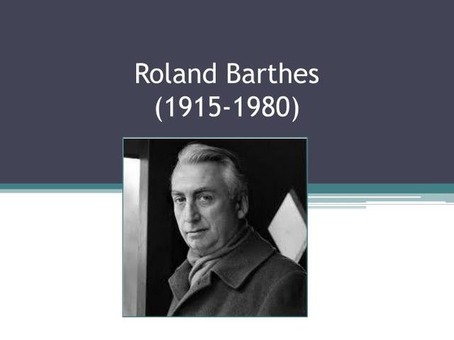 Roland Barthes (1915-1980).