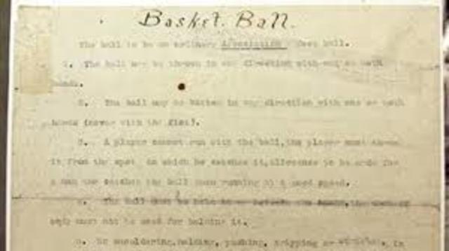 Primer Reglamento de Basquetbol