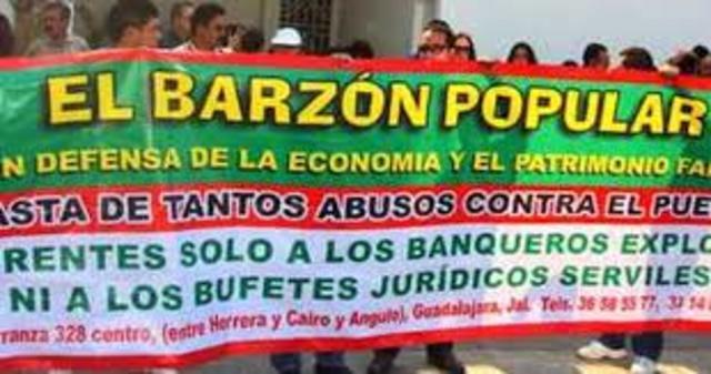 Se crea El Barzon