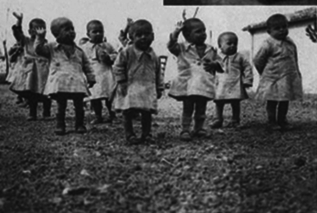 Niños preparados para la guerra