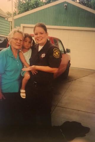 Aunt's graduation from Police Academy