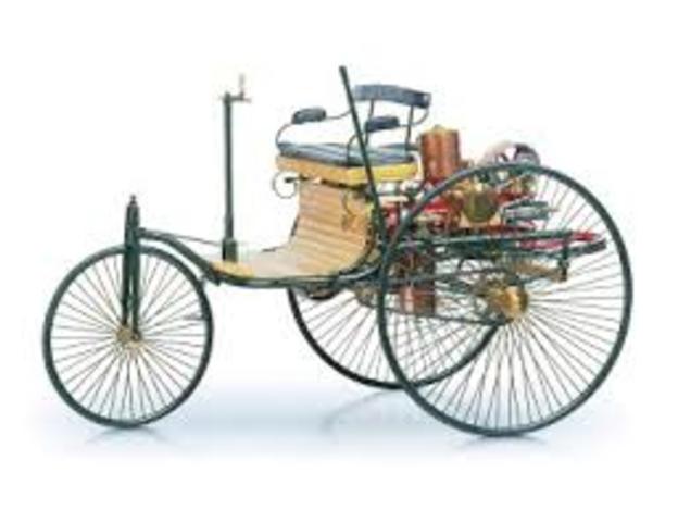 Primer modelo patentado del automóvil  por Karl Benz