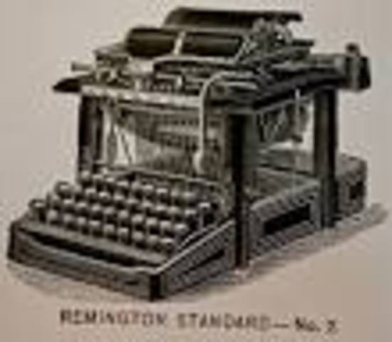 Primera máquina de escribir
