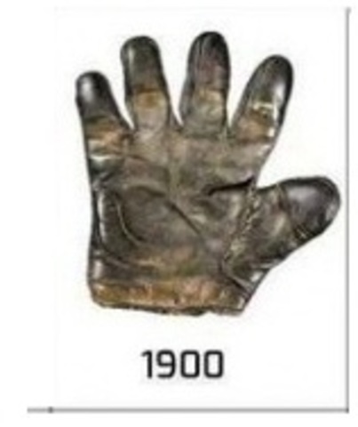 Evolución del guante de béisbol