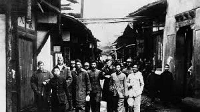 Japan’s army pillages Nanjing, China; massacre a quarter of a million people.