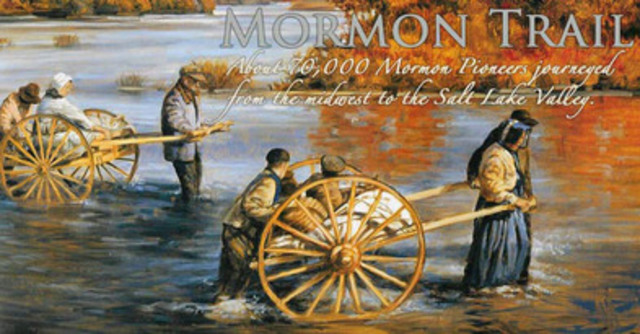 Mormons settle in Utah