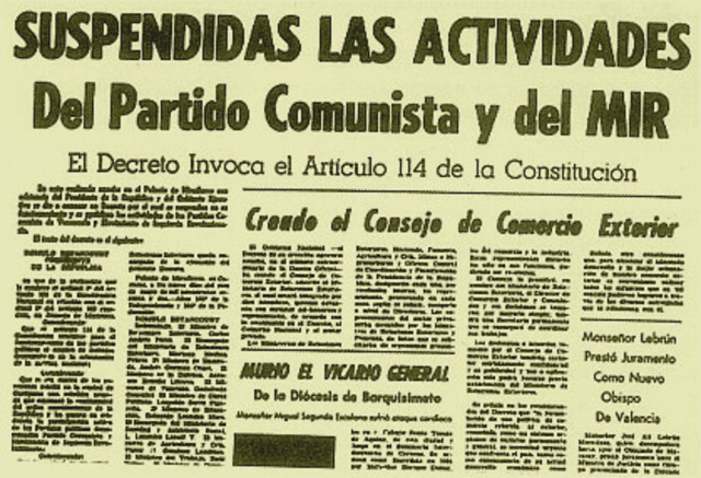 SUSPENSIÓN DEL DIARIO SEMANARIO MIR