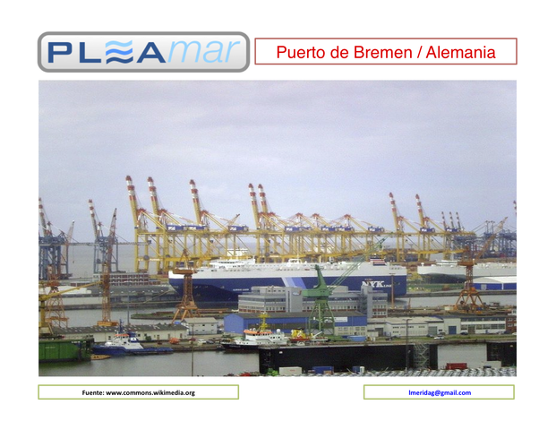 Inicio de servicio de portacontenedores en Nueva York, Rotterdam , Bremen y Grangemouth