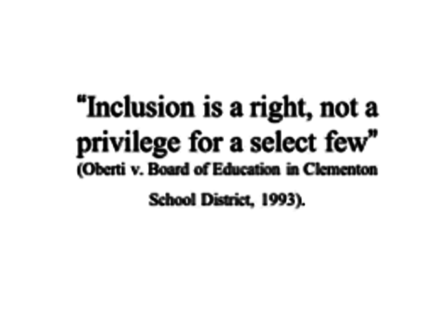 Oberti v. Board of Education of Clementon School District