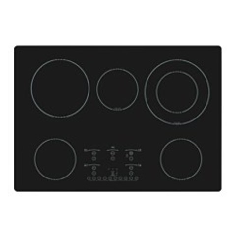 NUTID 5 element glass ceramic cooktop