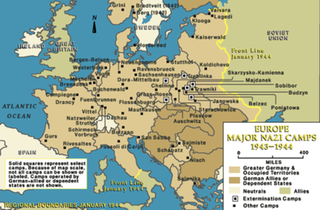 Nazis begin rounding up Jews for labor camps