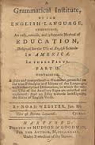 Most Important A Grammatical Institute of the English Language is Written