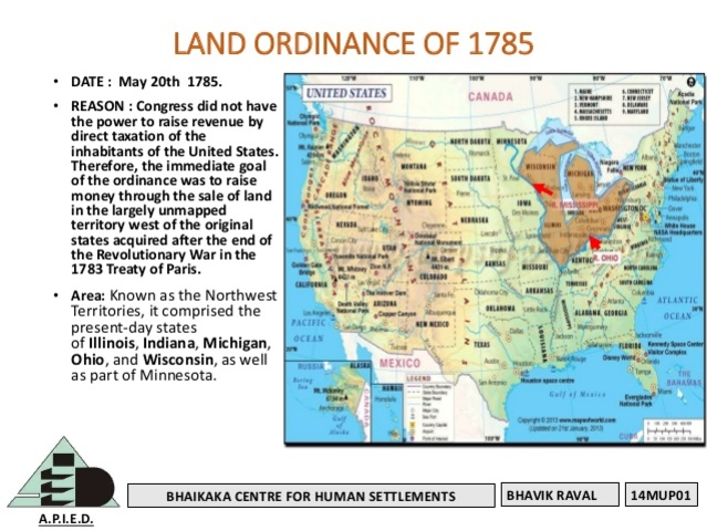 Northwest Land Ordinance 1785