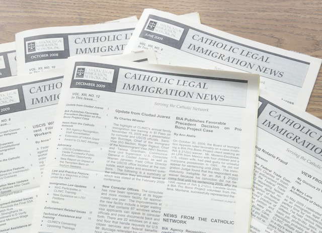 Catholic Legal Immigration News