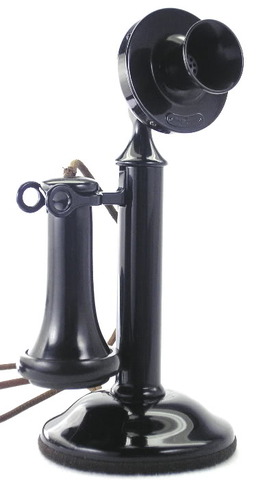 Western Electric Non Dial Candlestick in the Early 1900s