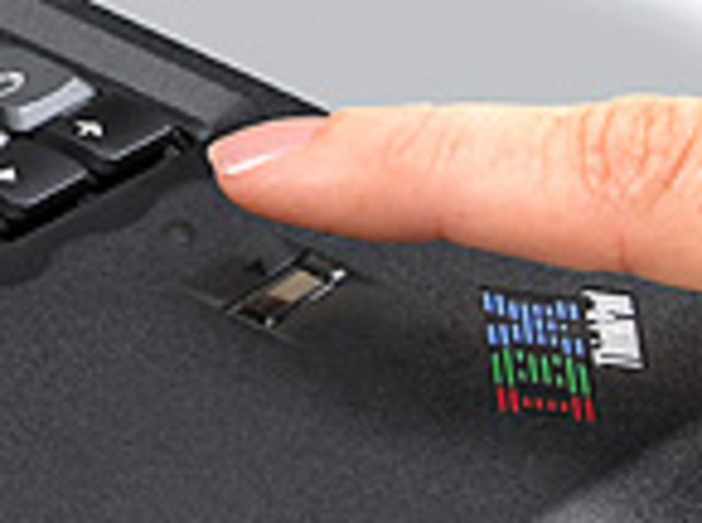 IBM ThinkPad - integrated fingerprint reader