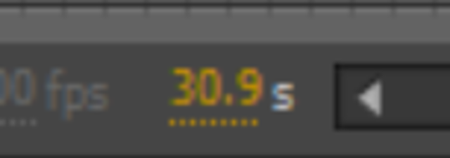 Hit 30 second mark on animation