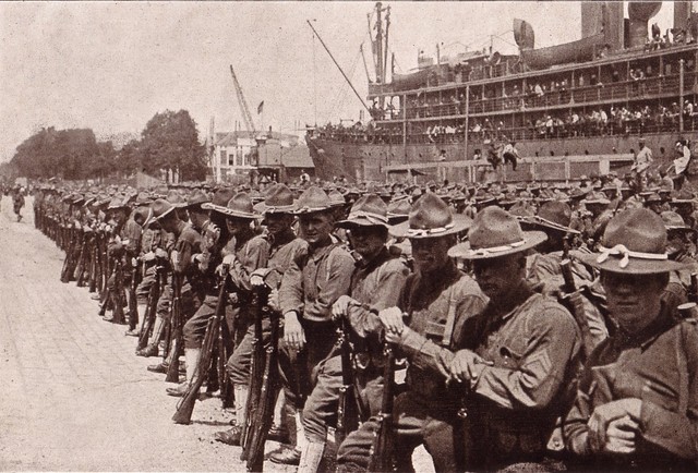 American Troops Arrive In France
