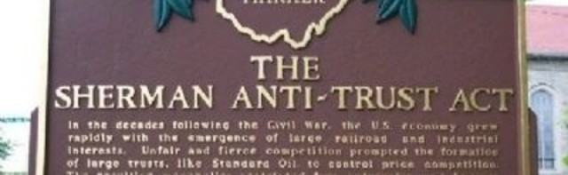 First Lawsuit with Sherman Anti-Trust Act