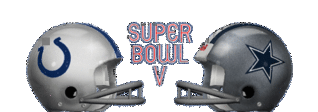 #5 Superbowl BALTIMORE COLTS VS DALLAS COWBOYS