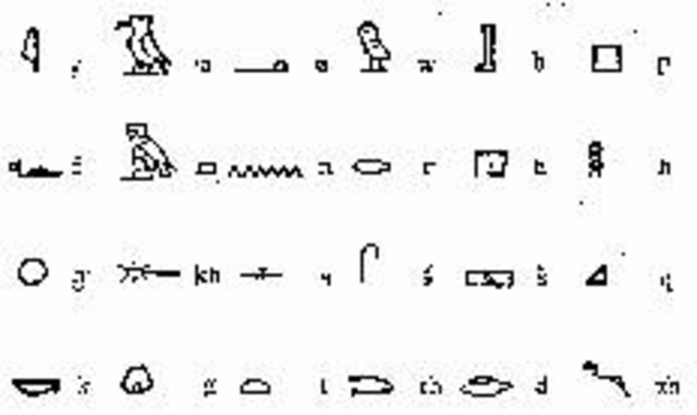 Egipcio crea su escritura