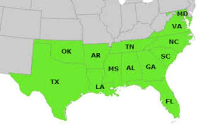 SOuthern states