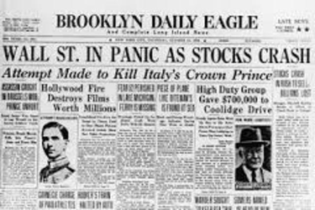 Stock market crashes