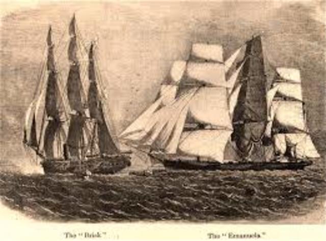 English slave ship trips