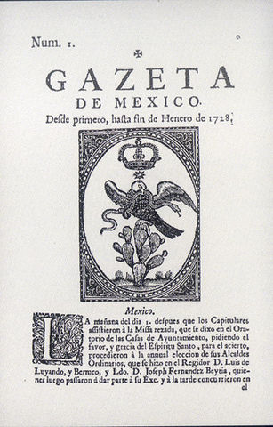 1722 – Gaceta de México