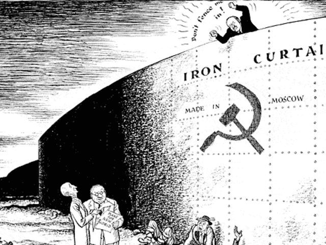The creation of the "Iron Curtain"