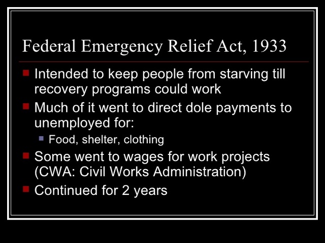 Federal Emergency Relief Administration