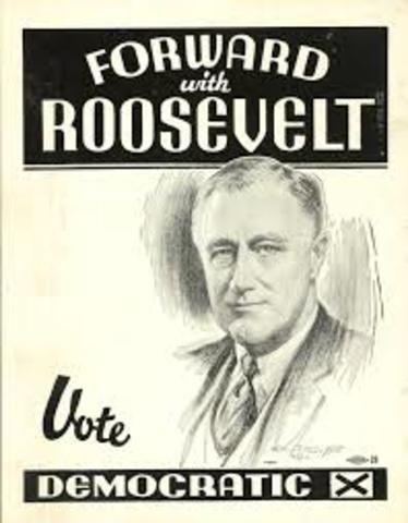 FDR Reelected