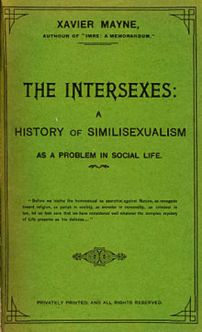 First Defense of Homosexuality written by Edward Stevenson