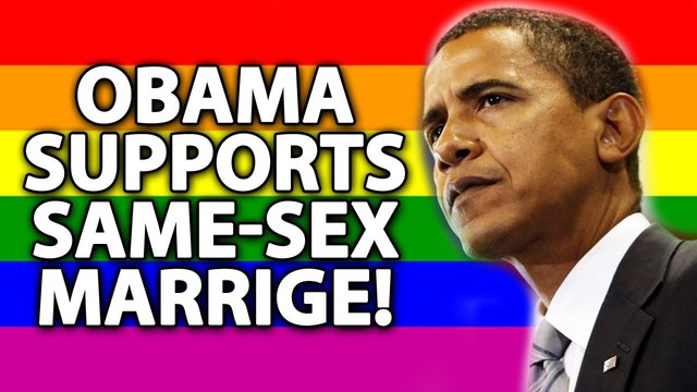 Obama first sitting president to announce support for same-sex marriage