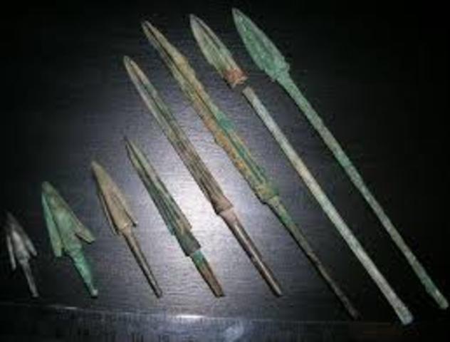 Zhou dynasty starts using iron tools