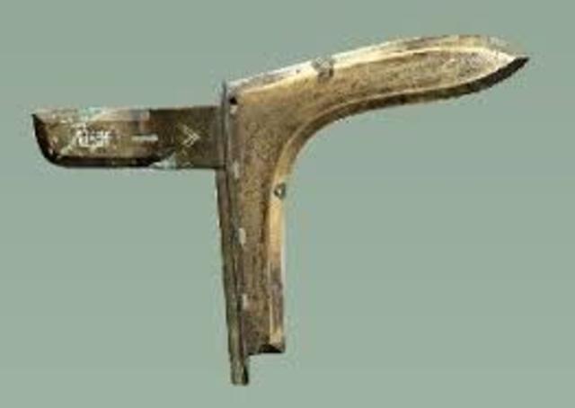 Qin dynasty created dagger axe