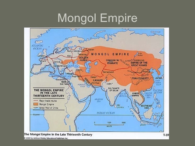 Mongol empire ends