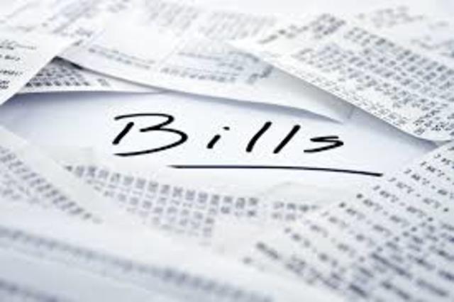 Spend money only on bills and necessities