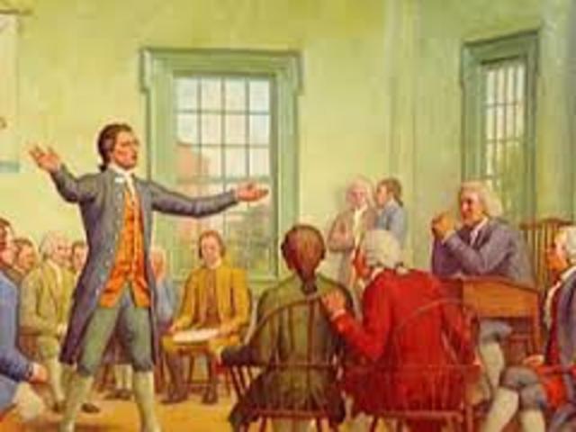 the First Continental Congress.