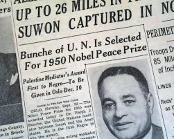 Ralph Joseph Bunche Won Nobel Peace Prize